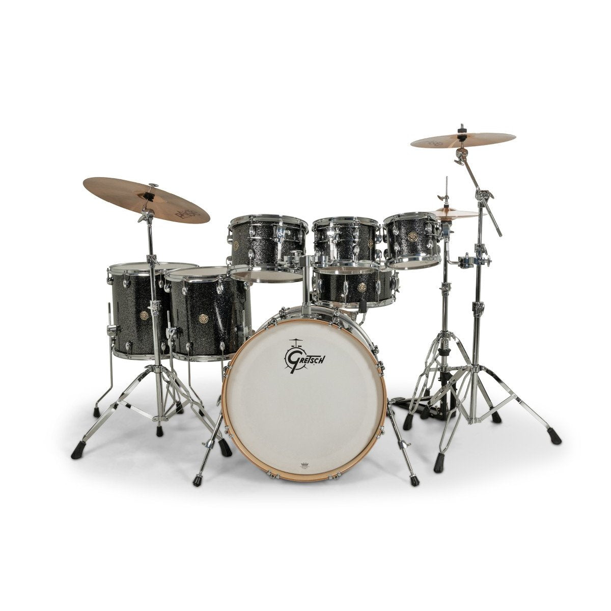Gretsch Catalina Maple 7-piece Drum Set cm2-e627-bs Front