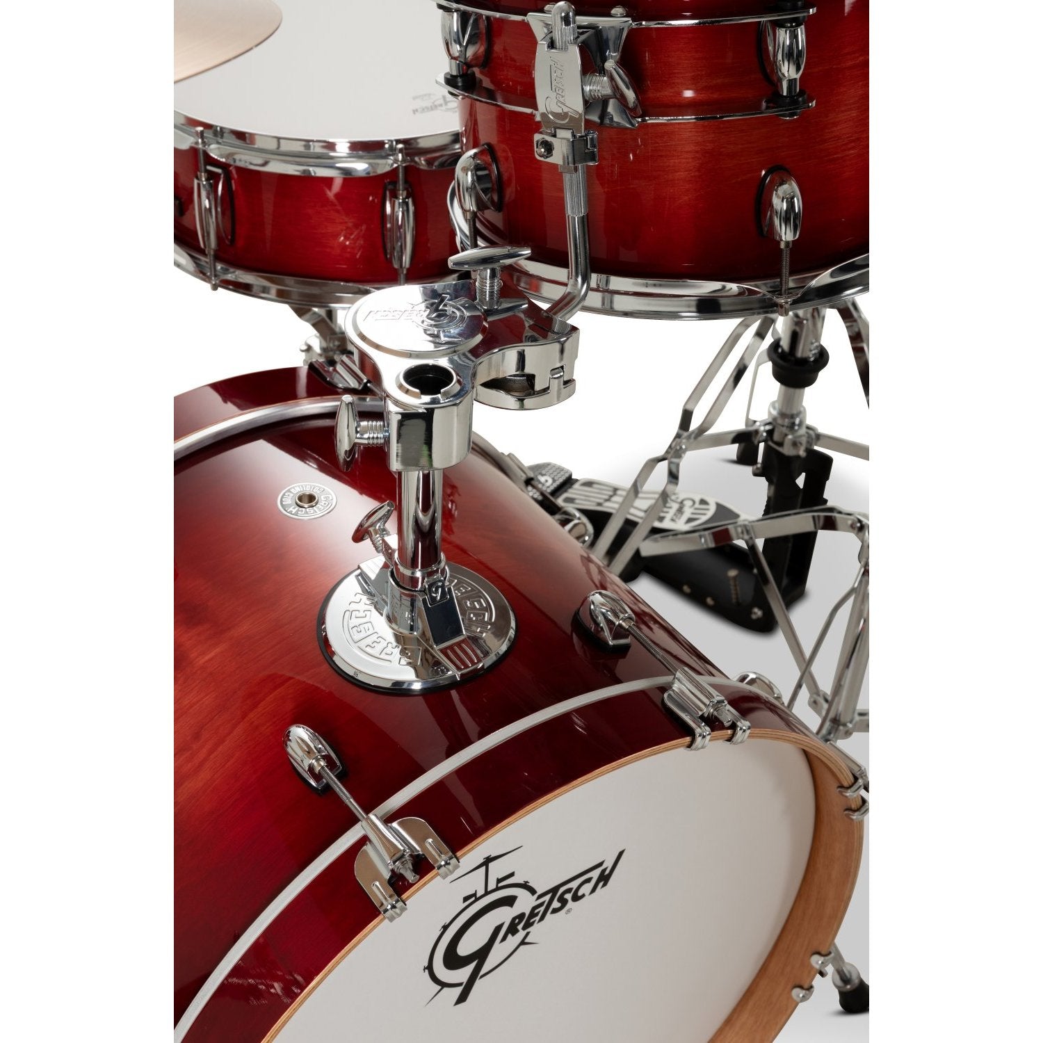 Gretsch CC2 Catalina Gloss Crimson Burst Kit Tom Mount