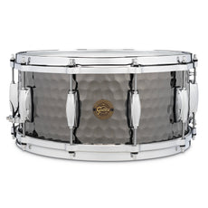 Gretsch Full Range Series Hammered Black Steel Snare Drum - 14x6.5 s1-6514-bsh
