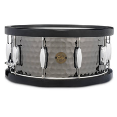 Gretsch Full Range Series Wood Hoop Black Hammered Steel Snare Drum - 14x6.5 s1-6514wh-bsh