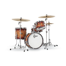 Gretsch Renown 4 Piece Drum Set (18/12/14/14sn) Satin Tobacco Burst rn2-j484-stb