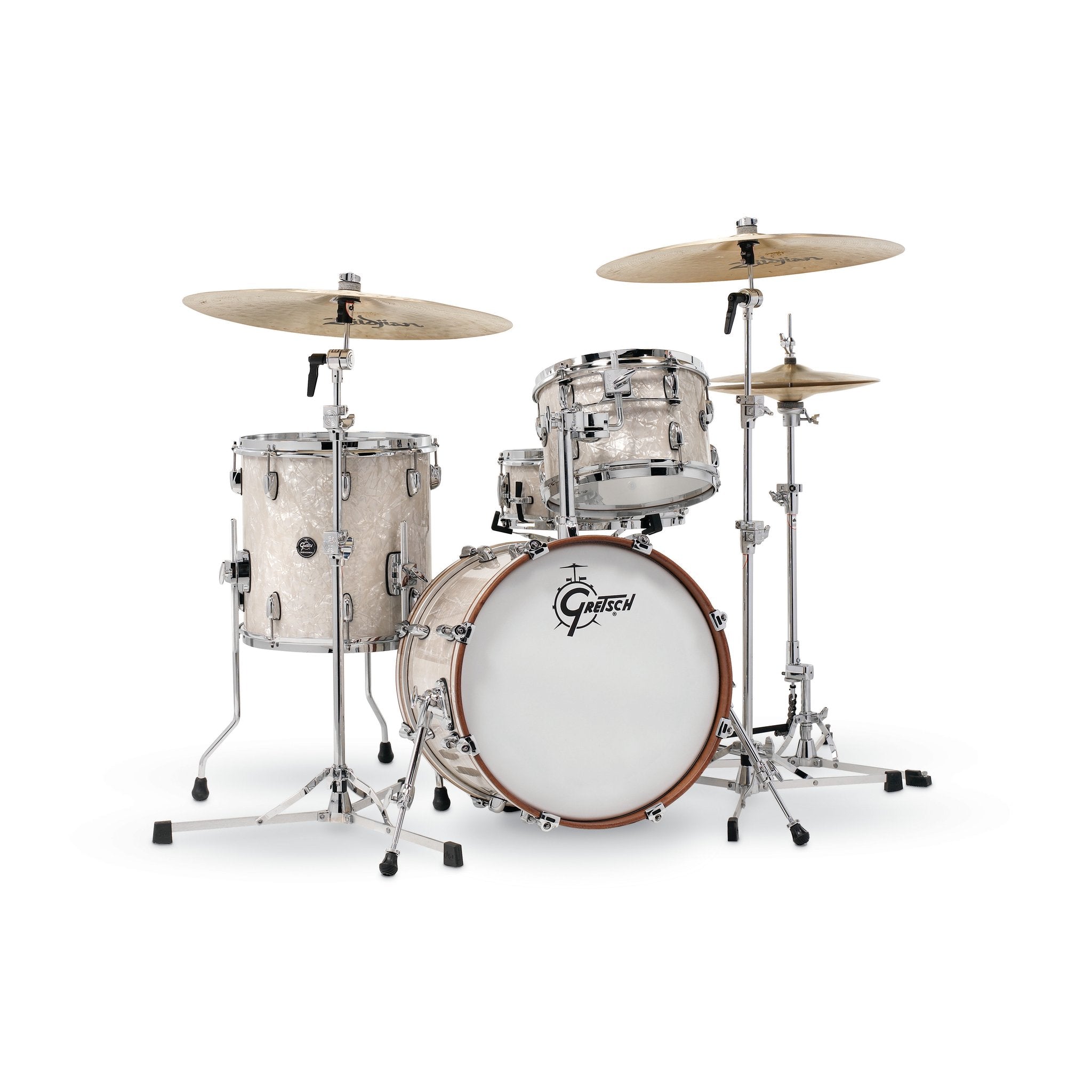 Gretsch Renown 4 Piece Drum Set (18/12/14/14sn) Vintage Pearl rn2-j484-vp