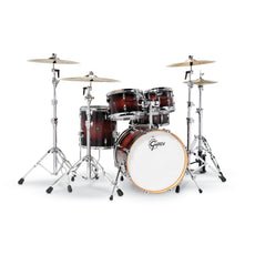 Gretsch Renown 5 Piece Drum Set (20/10/12/14/14sn) Cherry Burst rn2-e605-cb