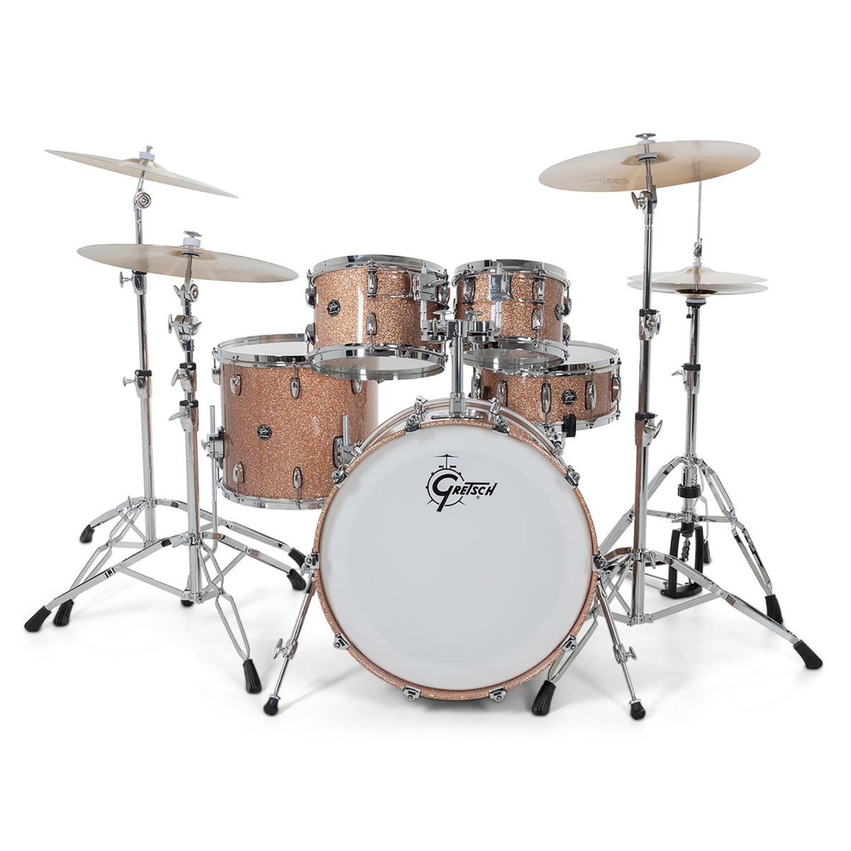 Gretsch Renown Drum Set Shell Pack Champagne Sparkle rn2-e825-csp front