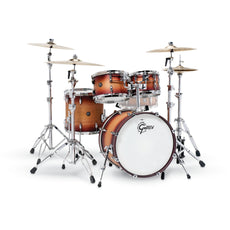 Gretsch Renown Maple 4pc - Satin Tobacco Burst 20/10/12/14 rn2-e604-stb