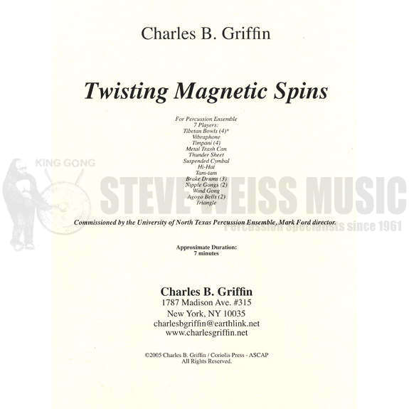 Griffin-Twisting Magnetic Spins (SP-7)-4T/V/P