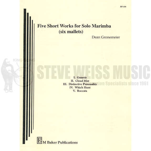 Gronemeier-Five Short Works-M