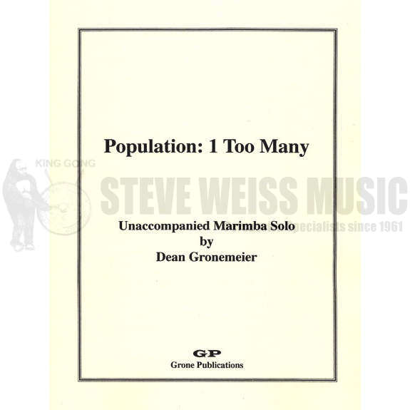 Gronemeier-Population: One Too Many-M