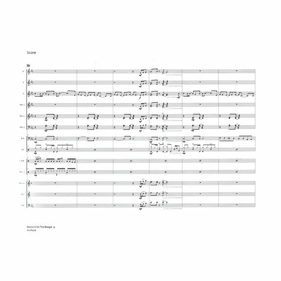 Groningen (arr.)-Blame It on the Boogie (SP)-B/V/X/3M/DS/P/BG/2TP/ASX/TN