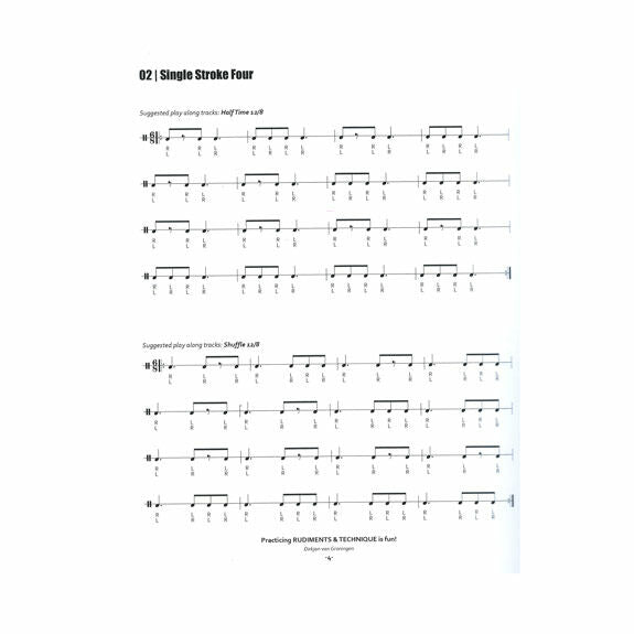Groningen-Practicing Rudiments and Technique is Fun! (Online Audio/Video Access Included)