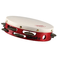 Grover 08" Custom Dry Double Row Tambourine - Silver