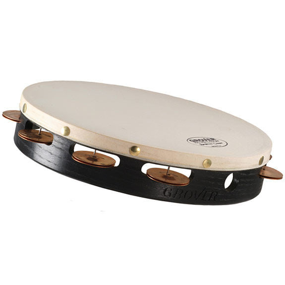 Grover 10" Projection-Plus Single Row Tambourine - Beryllium Copper