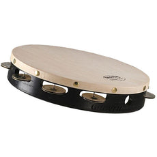 Grover 10" Projection-Plus Single Row Tambourine - German Silver