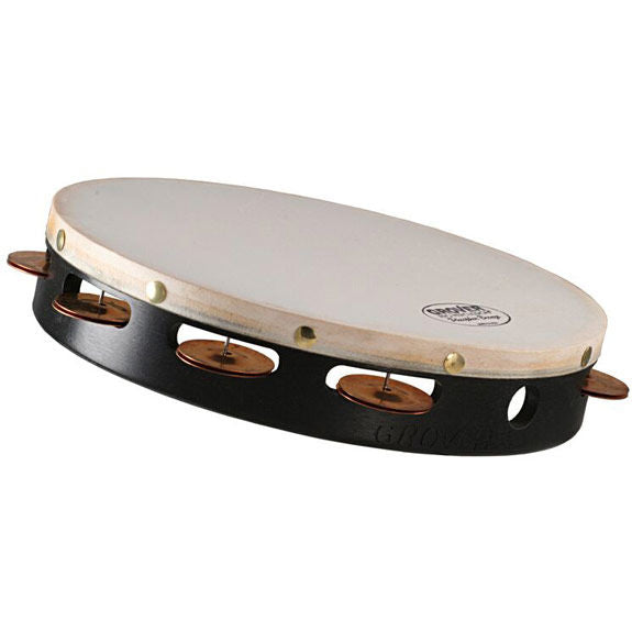 Grover 10" Projection-Plus Single Row Tambourine - Phosphor Bronze