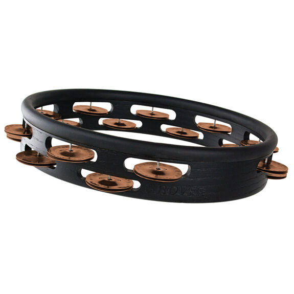 Grover 10" Studio Pro Double Row Headless Tambourine - Beryllium Copper