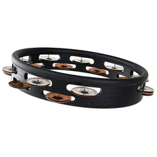 Grover 10" Studio Pro Double Row Headless Tambourine - Silver / Bronze