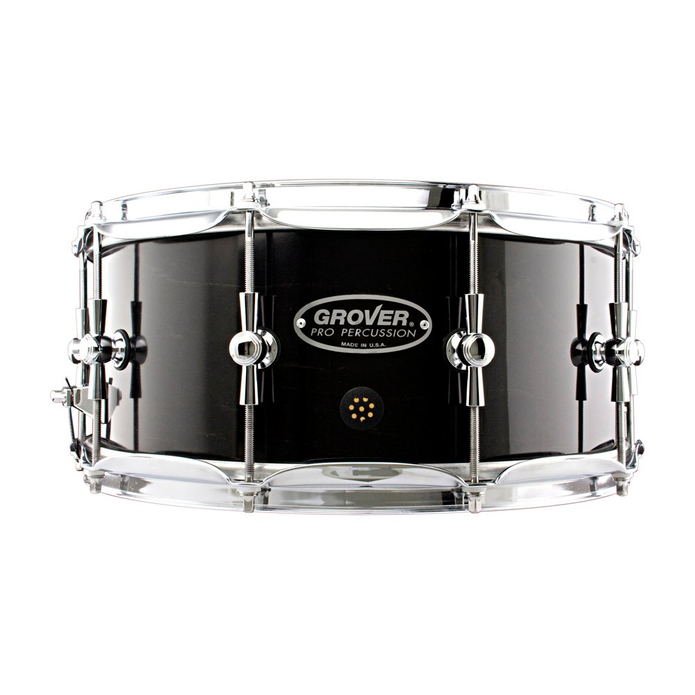 Grover 14x6.5 Symphonic Snare Drum - Ebony Finish GSX-S6-E