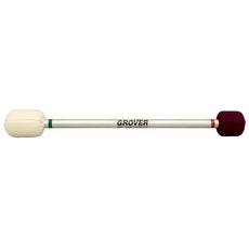 Grover Aluminum Handle Dual Bass Drum Mallet - General & Ultra Staccato