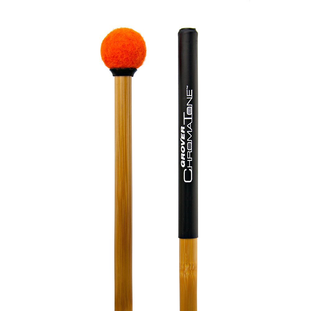 Grover ChromaTone II TMB-C10 Staccato Timpani Mallets Topaz Orange Vertical