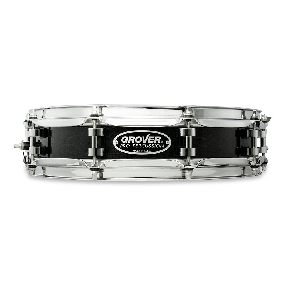 Grover Pro Keegee Piccolo Snare Drum Charcoal Ebony - 14x3 G2-3-E
