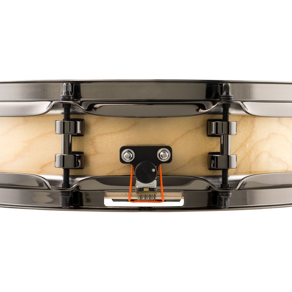 Grover Pro Keegee Piccolo Snare Drum Natural Lacquer - 14x3 G2-3-N Butt Plate