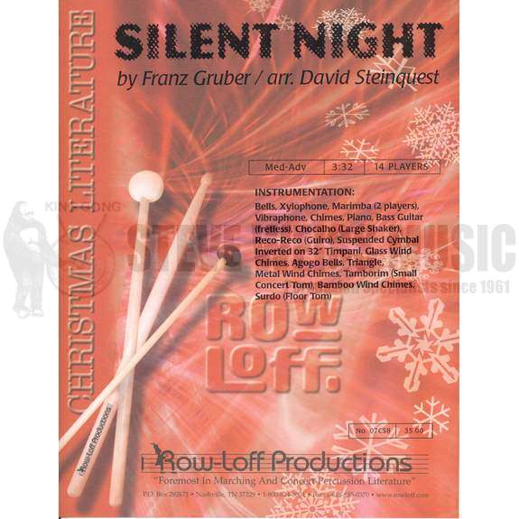 Gruber-Silent Night arr. Steinquest (SP)-B/V/C/X/2M/1T/P/PN/BG