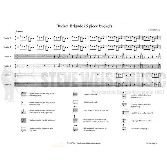 Gunderson-Bucket Brigade (SP)-Buckets