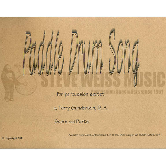 Gunderson-Paddle Drum Song (SP)-P