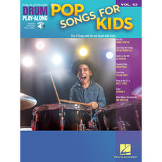 Hal Leonard-Drum Play-Along-Pop Songs for Kids vol. 53 (Audio Access Included)