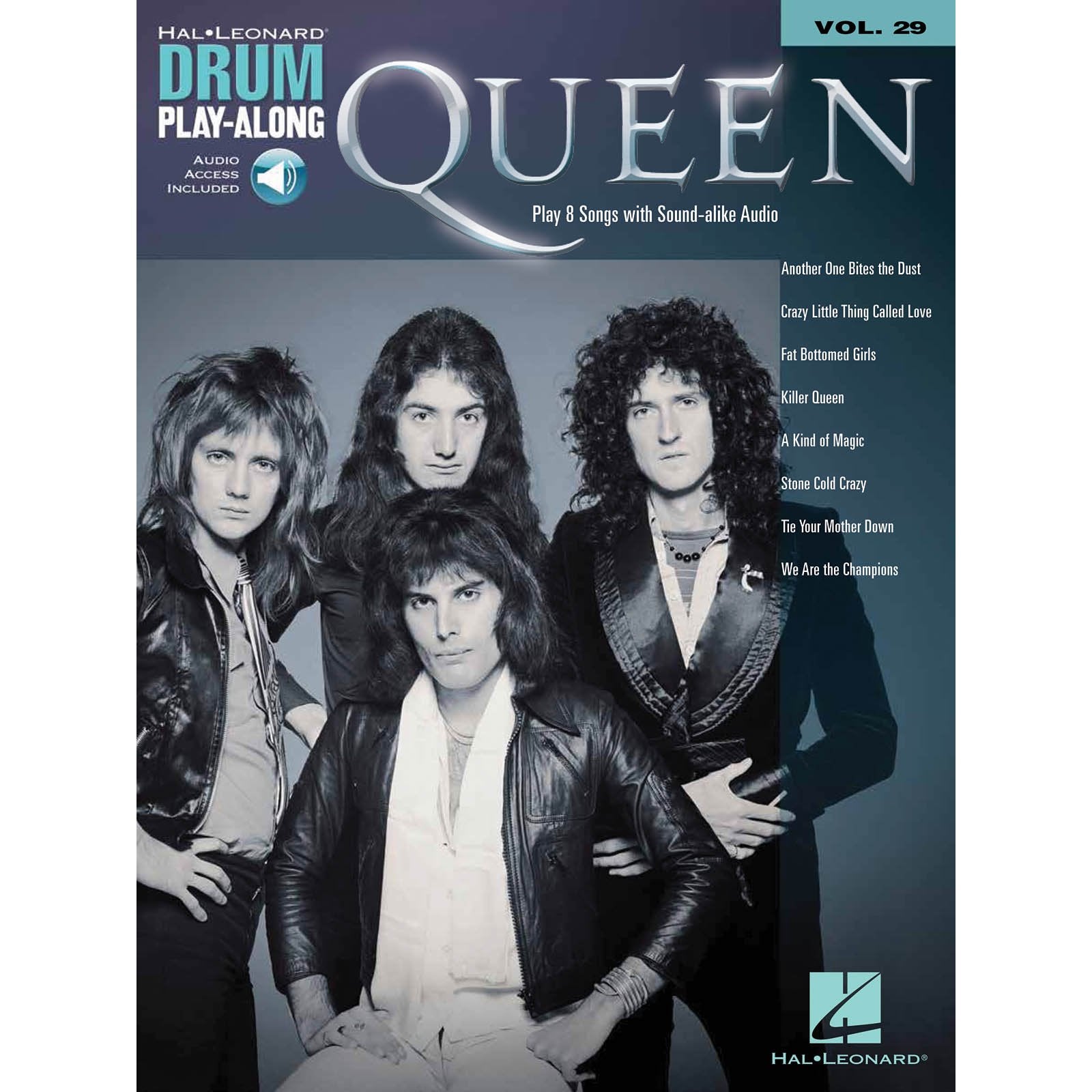 Hal Leonard Drum Play-Along-Queen vol. 29 (Audio Access Included)