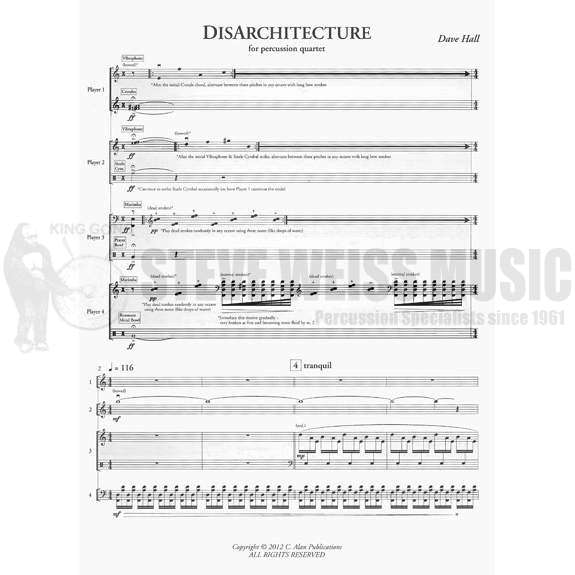 Hall-DisArchitecture (SP)-2V/Cro./2M/P