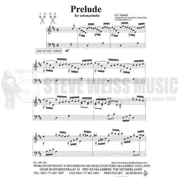 Handel-Prelude arr. Albert-M