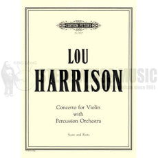 Harrison-Concerto for Violin with Percussion Orchestra (SP) -P/V