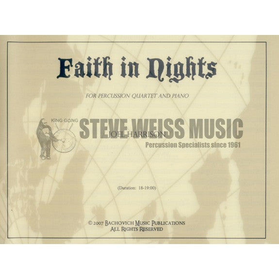 Harrison-Faith in Nights (SP)-B/V/C/X/M/4T/P/PN