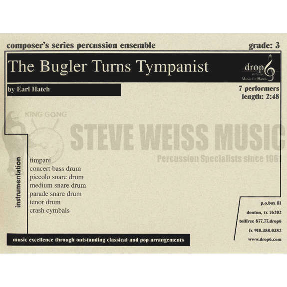 Hatch-Bugler Turns Timpanist (SP)-4T/P