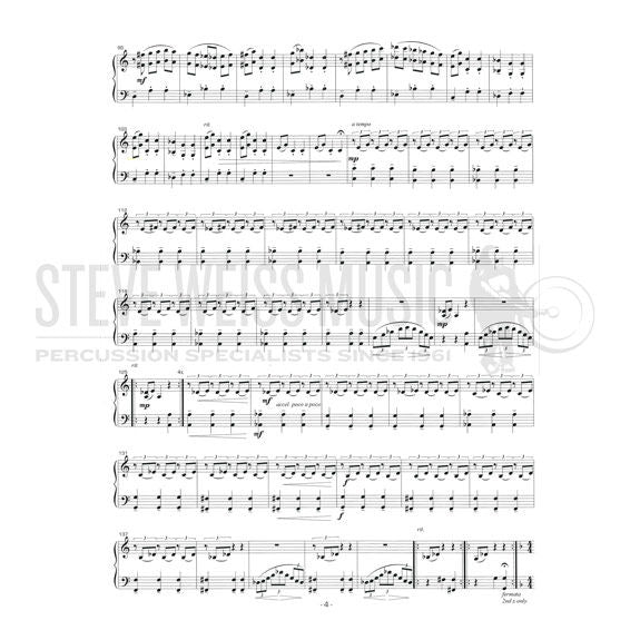 Hatch-Furioso & Valse arr. Santangelo (4 mallet solo version)-M