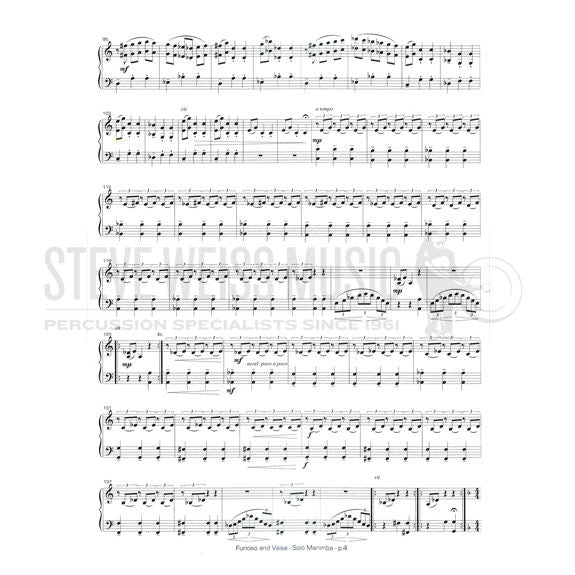 Hatch-Furioso & Valse arr. Santangelo (SP) (Marimba Trio Version)-3M