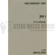 Haubenstock-Ramati-Jeux 4-P/T/V/M/B/PN