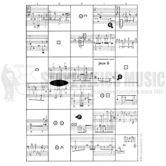 Haubenstock-Ramati-Jeux 6-P/6T/B/C/2V/M/X