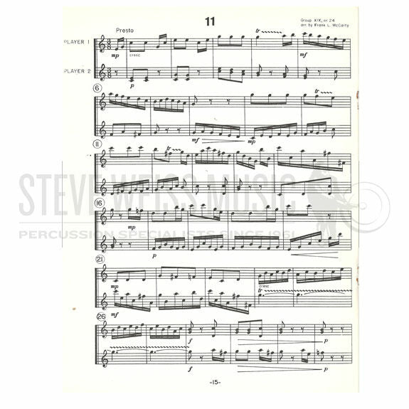 Haydn-Fifteen Mallet Duets -Mc Carty-2Mal