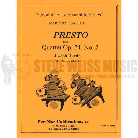 Haydn-Presto from Quartet op. 74, No. 2 arr. Jeanne (SP)- 4M