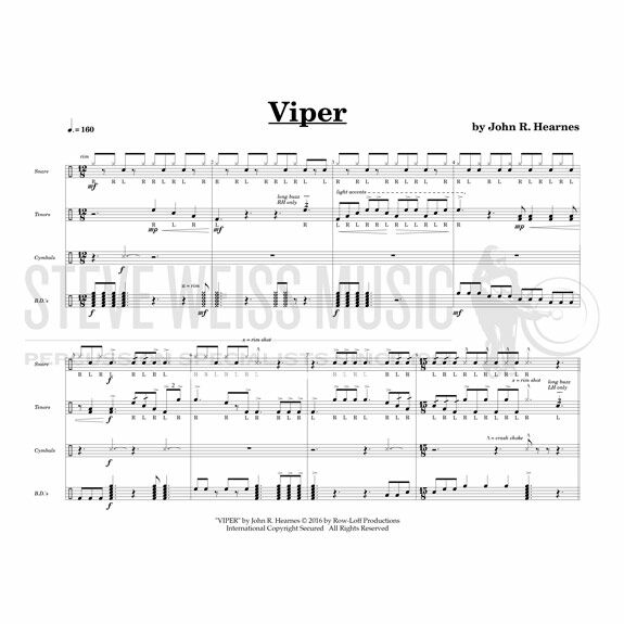 Hearnes-Viper (SP w/tutor tracks)-Drumline