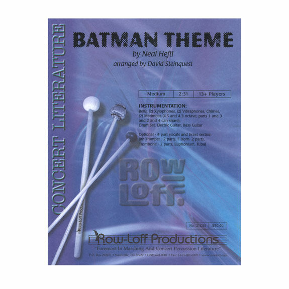 Hefti-Batman Theme arr. Steinquest (SP)-B/2V/C/2X/2M/DS/GT/BG