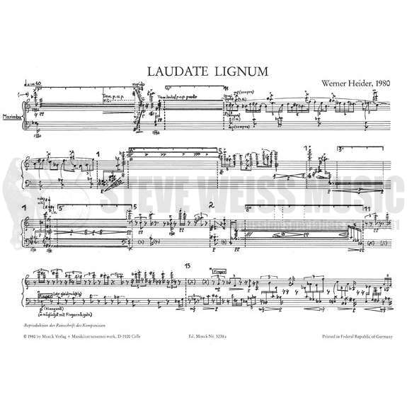 Heider-Two Pieces for Marimbaphone Solo-M OS