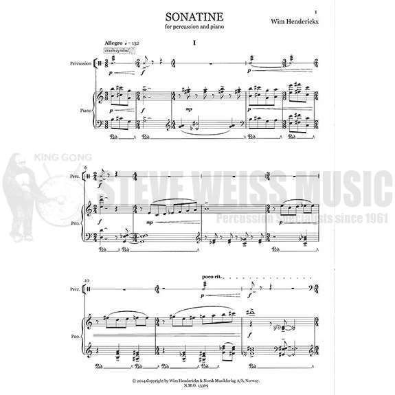 Henderickx-Sonatine (SP)-V/X/4T/P/PN