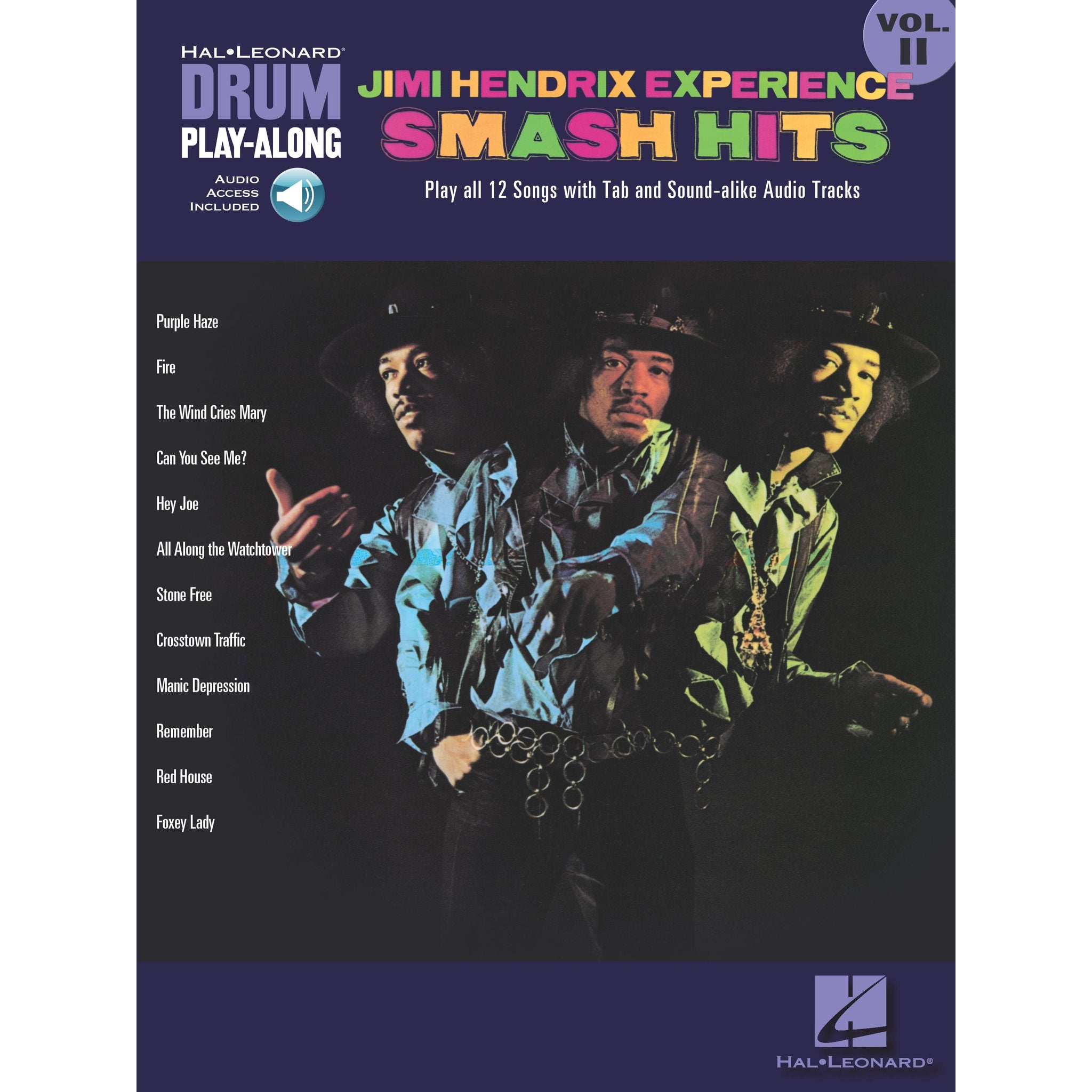 Hendrix-Smash Hits Vol II Drum Transcriptions (Online audio access included)