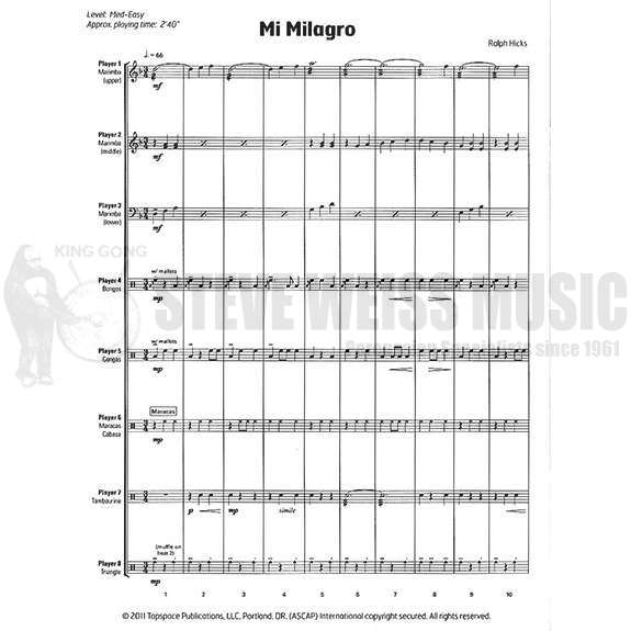 Hicks-Mi Milagro (SP)-M (3 players)/P