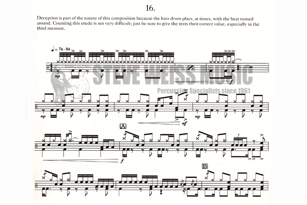 Holmquist-Drum Set Etudes (Bk 2)