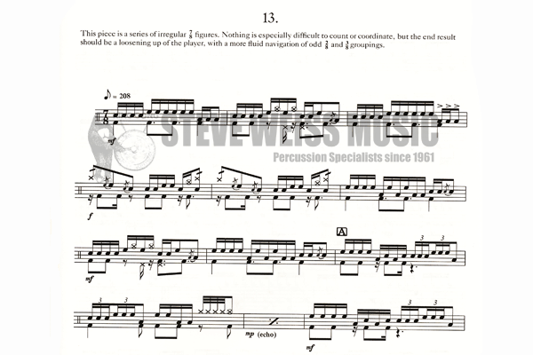 Holmquist-Drum Set Etudes (Bk 3)