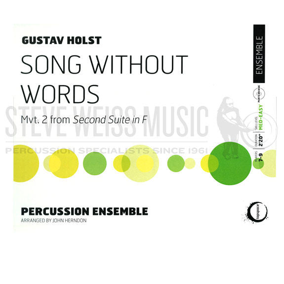 Holst-Song Without Words arr. Herndon (SP)-B/2V/4M/2T/P
